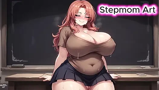JOI Stepmom Seductive Teacher Play - Come with me 100% You'll cum - Dirty Talk