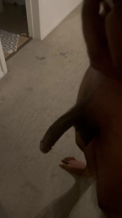 Side view jiggling cock