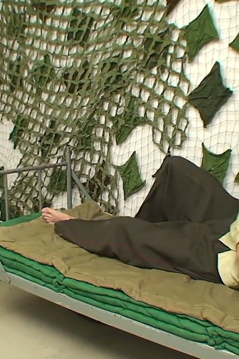 Mature military slut gets her pierced cunt pounded by young soldier