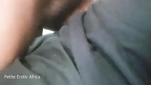 African Ebony Teen Attempts Amazon Style