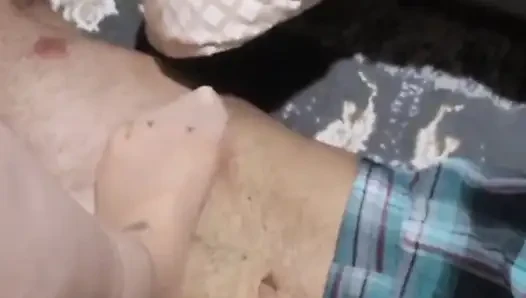 Mistress femdom cum on feet and compilation