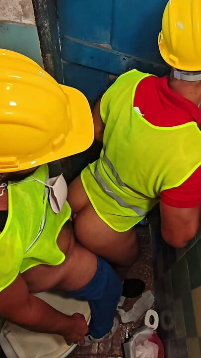 SEX IN THE BATHROOM OF A PUBLIC WORKPLACE