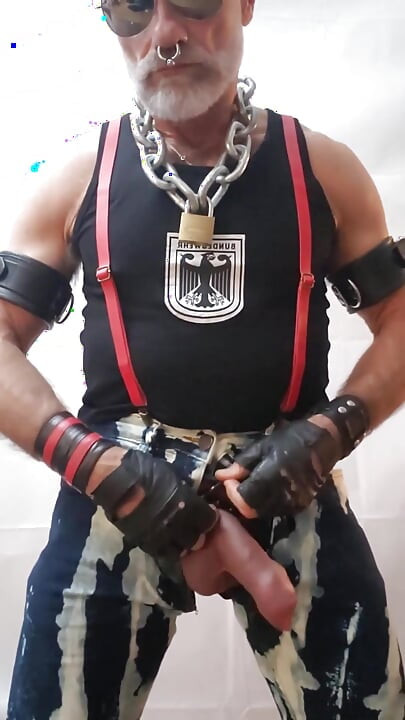 Pipe Stepdad Pumping Balls and Cock in a Monstertube