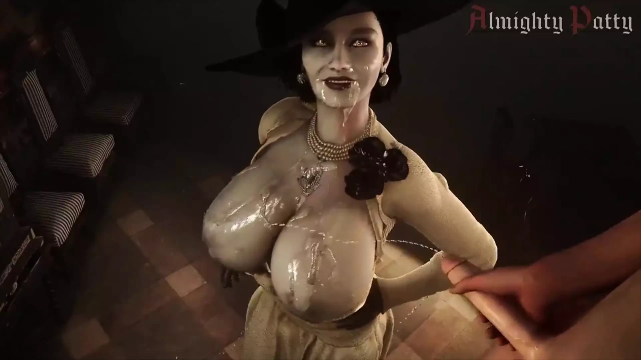 Lady Demitrescu Gets Her Tits and Mouth Drenched in Cum