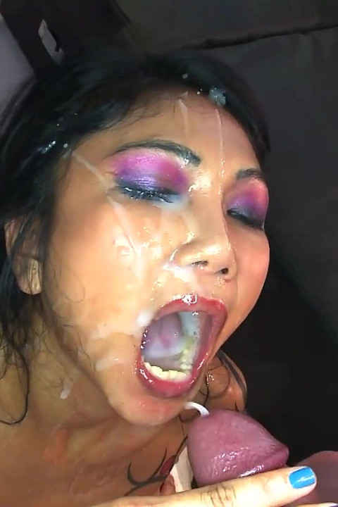 Ggg Tattooed Slut Deepthroats Bbcs and Gets Covered in Facials