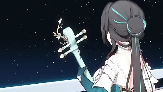 Honkai star rail - ruan mei x Caelus leidenschaftlicher sex - Hentai-animation 3d