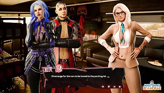 Sex, Sin & Rock'n'Roll Gameplay Part 1 - Van Crash, Motel Stop & A Strange New Beginning