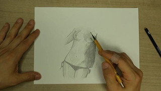 Boceto desnudo realmente fácil 1x