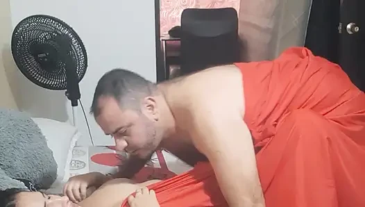 I share a room with my stepfather, I warm him up and ask him to fuck