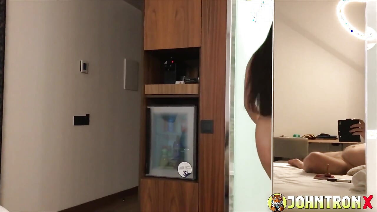 Johntronx - Hot Asian Babe Takes a Shower After Eating My Cum