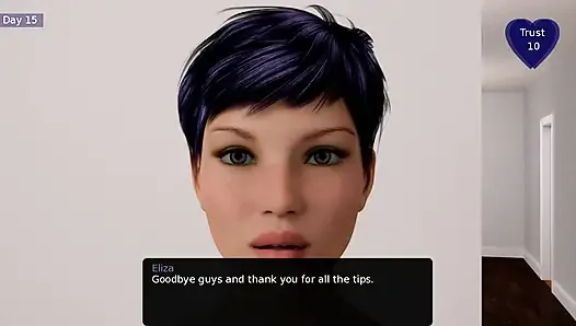 Моя новая соседка по комнате: минет и камшот на лицо перед вебкамерой, шоу, эпизод 4