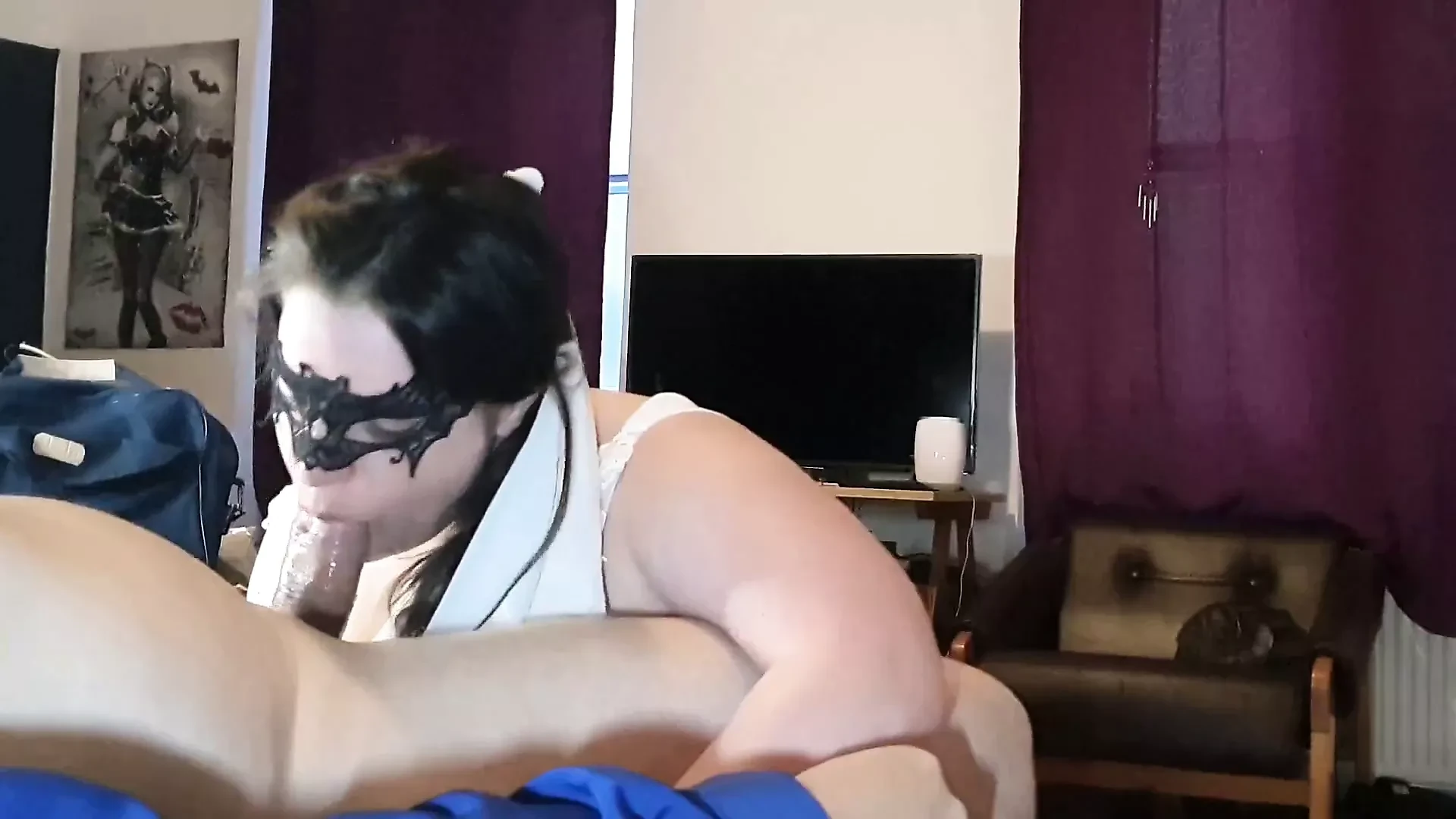 Fast cum emptying with throater bride before wedding