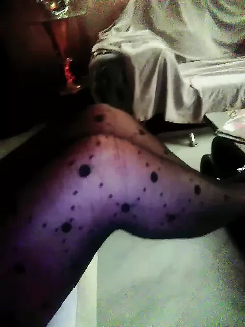 Jambes sexy avec collant