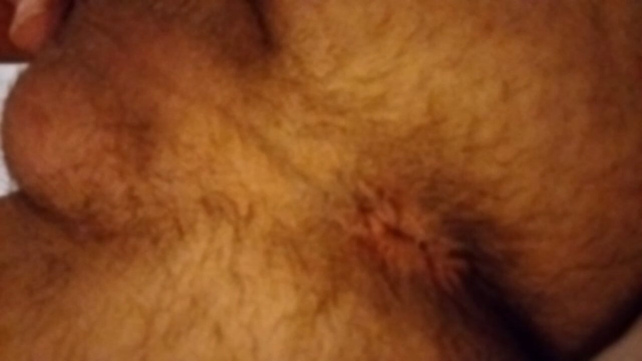 My cum in the ass