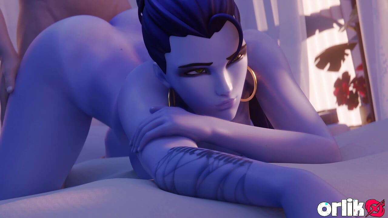 Wdowiec z Overwatch - misja snajper nie powiodła się z powodu Big Cock - Doggystyle & Beach Jack-o Pozowanie Duży tyłek jebanie 3D