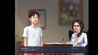 Summertime Saga - Virgin Russian Fucked By Big Cock - Animated Porn game