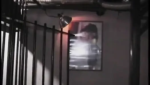 Mature mistress chastises and punishes alluring blonde female parent in BDSM chamber