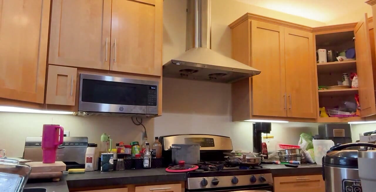 Aku membuat spaghetti untuk makan malam!