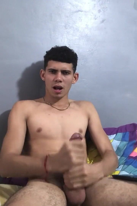 Young Man Arrives Home From Training, Gets an Erection, and Masturbates
