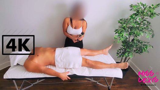 Quente latina milf faz massagem