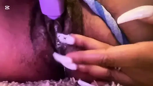 A lesbian masturbating for her stepbrother