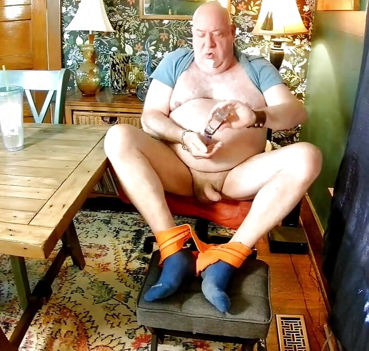 Quick Jerk in Orange Jock