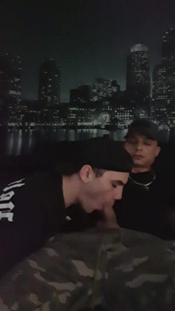 Key moment from "Pavel catches Silvio while he's wanking his dick"