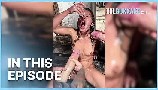 XXL bukkake-zusammenstellung - analer creampie