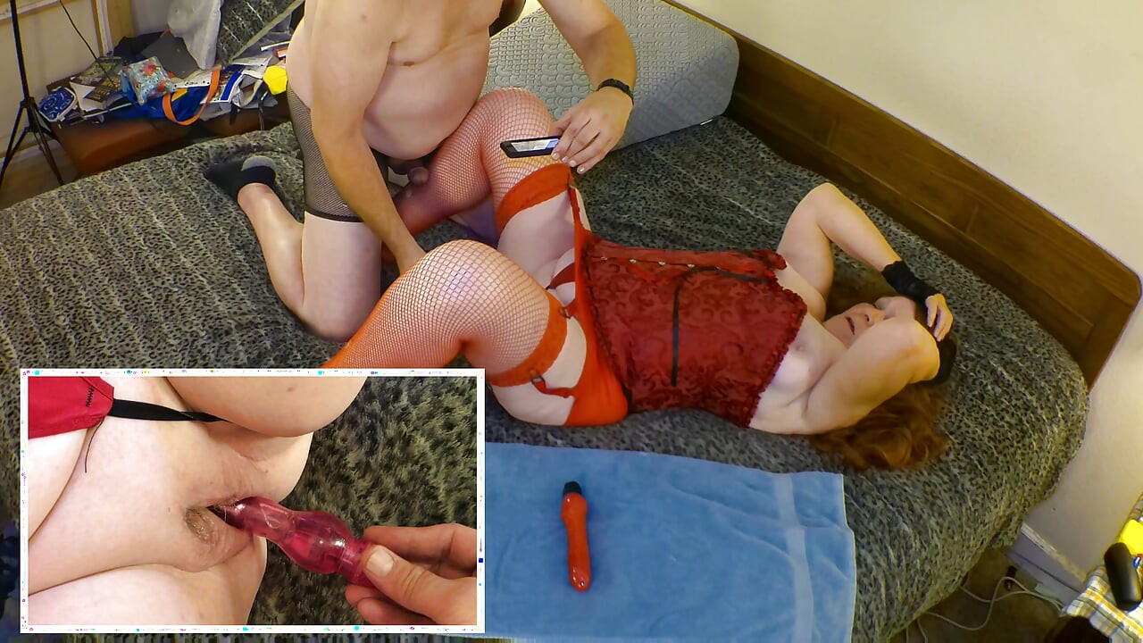 Carmen Angel's Red HOT Sexy Gilf Cocksucking, Dildo Play & Fuck To Creampie 102725CAMS1245M