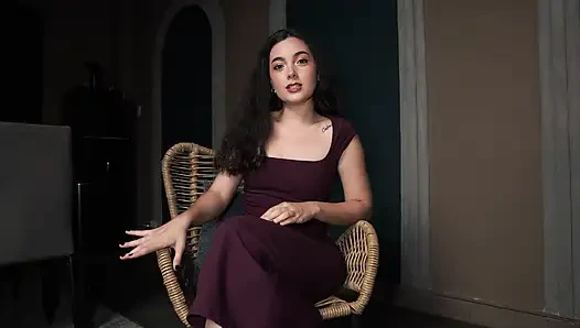 Judith Cox's first porn video - she passed the casting to become a porn star