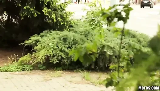 Açık havada pikaplar - Çek kızıl saçlı Catherine ödül için her delikten yarak alıyor