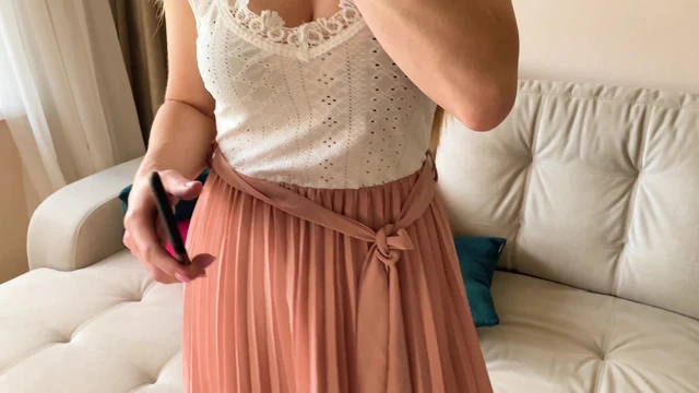 My Friend’s Mom Invited Me to Her Place and Fucked Me Brazenly - Russian Amateur with Conversations