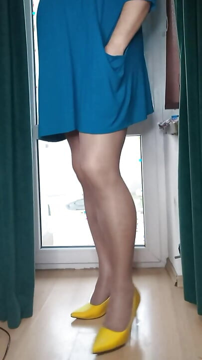 Mini Dress and High Heels