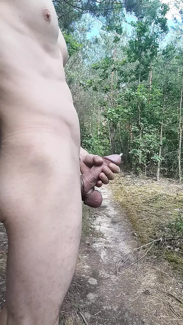 Open space makes me cum