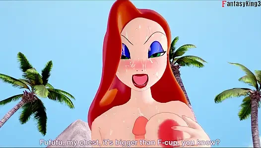 трахают горячую милфу Jessica Rabbit