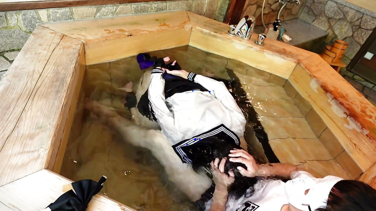 Dripping Uniform, Restrained in a Bathtub, off-campus Lesson