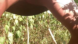 Enjoy myself in the forest
