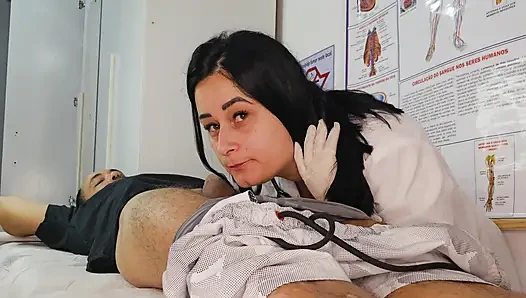 Unexpected erection in front of the nurse