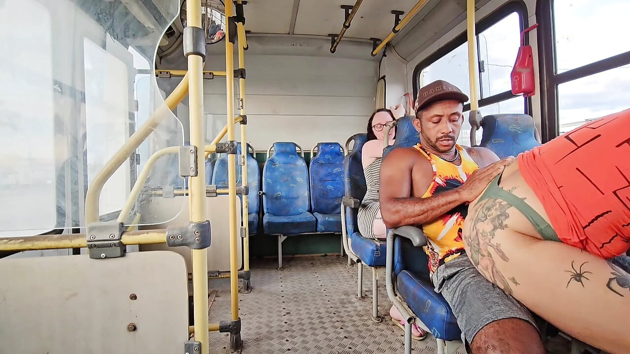 A SHAMELESS COUPLE RIDING IN PUBLIC TRANSPORT AND BACKSEAT PASSENGER FILMING EVERYTHING