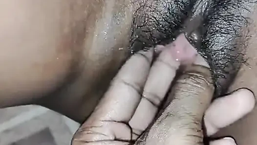 Pooja put her hand in his wife's pussy and her pussy exploded.