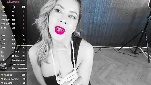 Delicious MILF Fucks with a Big Cock and Her Pearl Necklace!