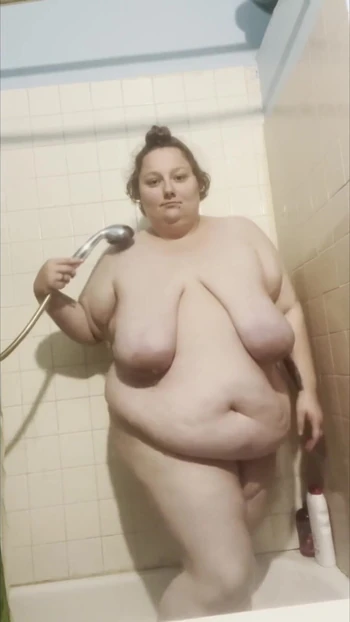 Spectacular moment from "SexyBreedingBbw strips and gets ready to shower"