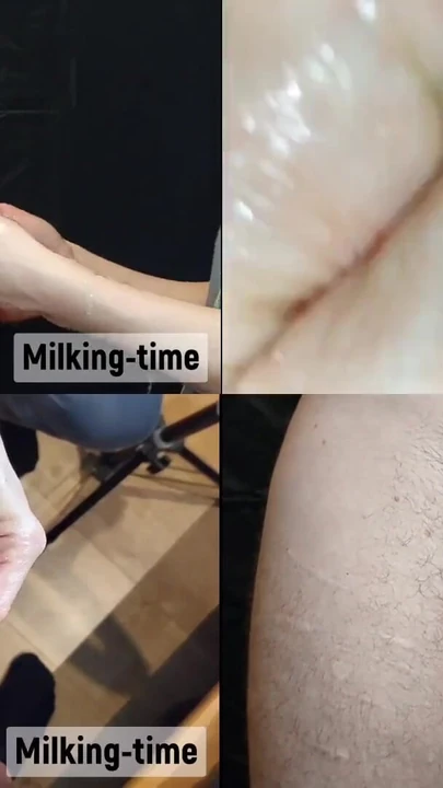 Captivating moment from "There's Dicks Everywhere! Split-Screen Cumpilation 2 (Milking-time)"