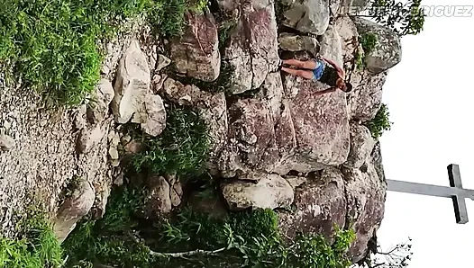 Caught Outdoors! Huge Amateur Compilation of This Hot Latina Petite Having Public Sex