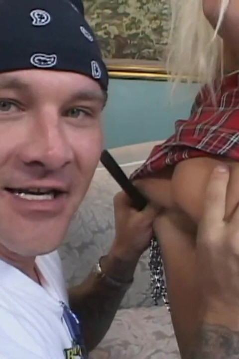 Blonde Hot Horny Suck Two Big Dick