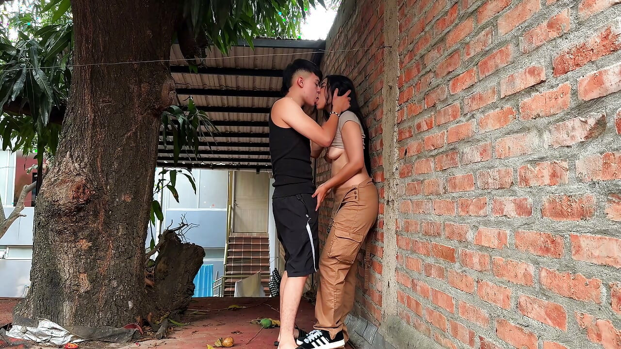 COLOMBIAN NEIGHBOR stealing MANGOES from my TREE... we end up FUCKING