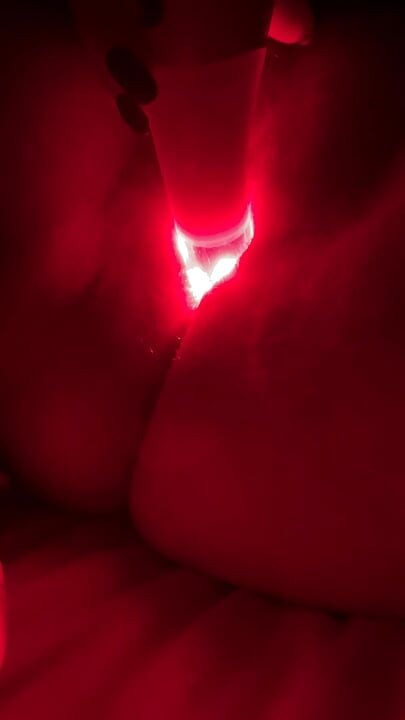 Red Light Dildo Play