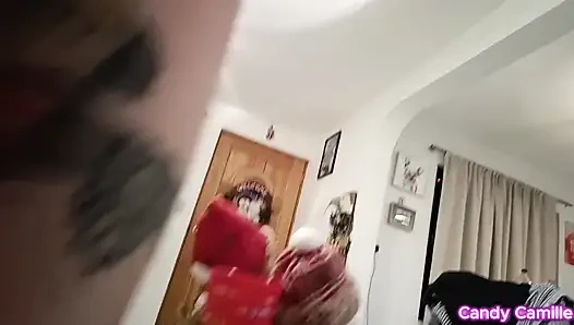Husband Shares Wife with Friend, Swallows Condom Cum and Gets Double Facial