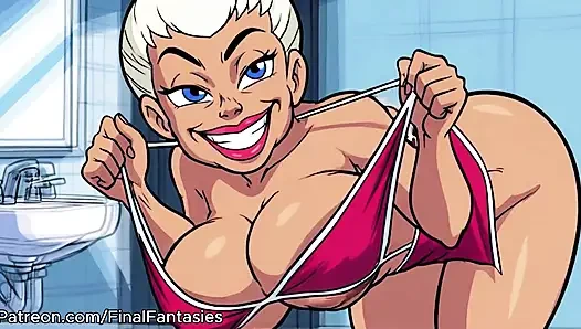 Adegan kamar mandi Ai menggoda pantat gemetar