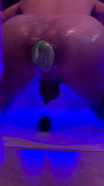 Anal Dildo playing